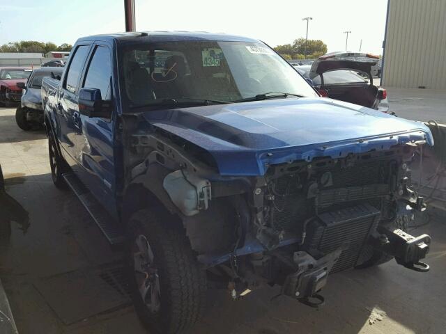 1FTFW1ET9EKE12799 - 2014 FORD F150 SUPER BLUE photo 1