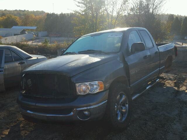 1D7HU18D25S352745 - 2005 DODGE RAM 1500 S GRAY photo 2