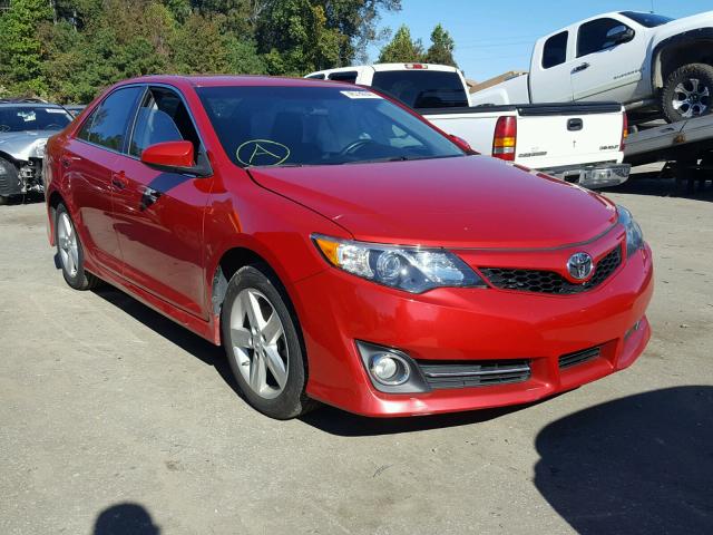 4T1BF1FK5EU805669 - 2014 TOYOTA CAMRY L RED photo 1