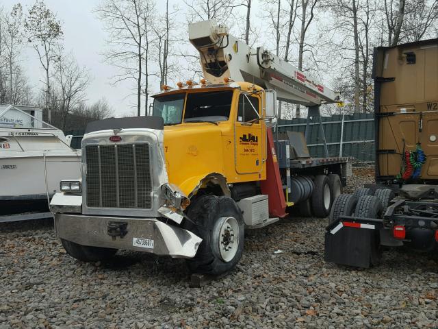 1NPFLU0X31N552496 - 2001 PETERBILT 378 YELLOW photo 2