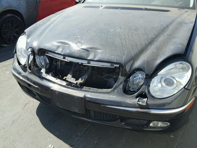 WDBUF26J25A656857 - 2005 MERCEDES-BENZ E 320 CDI BLACK photo 9