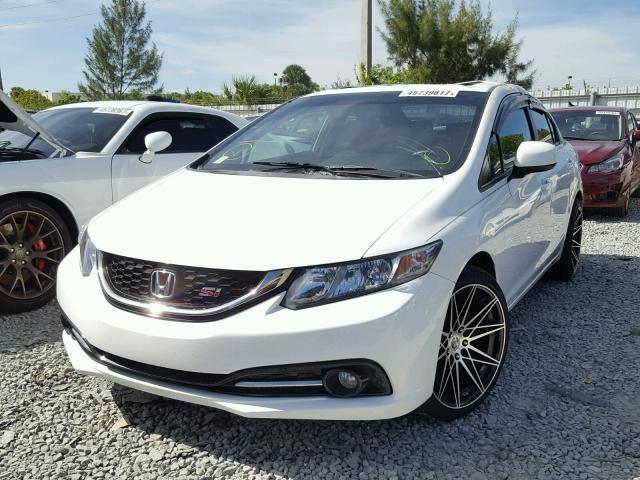 2HGFB6E5XDH705371 - 2013 HONDA CIVIC WHITE photo 2