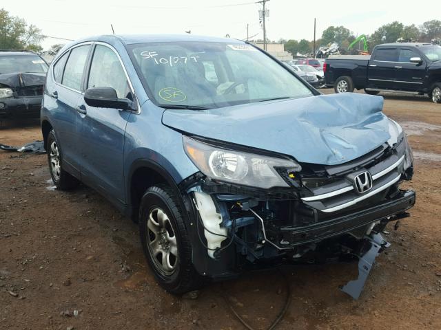 5J6RM4H38DL070782 - 2013 HONDA CR-V TEAL photo 1