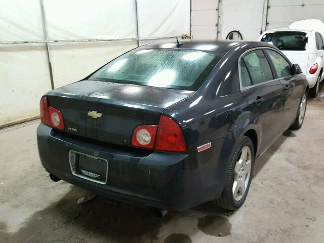 1G1ZJ57799F136828 - 2009 CHEVROLET MALIBU 2LT BLACK photo 4