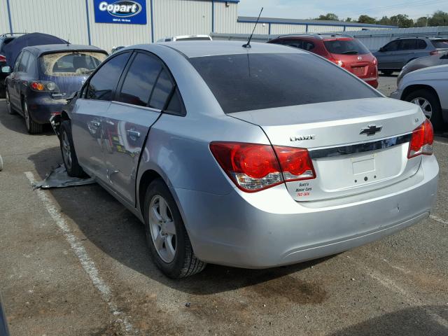 1G1PE5SC4C7328515 - 2012 CHEVROLET CRUZE LT SILVER photo 3