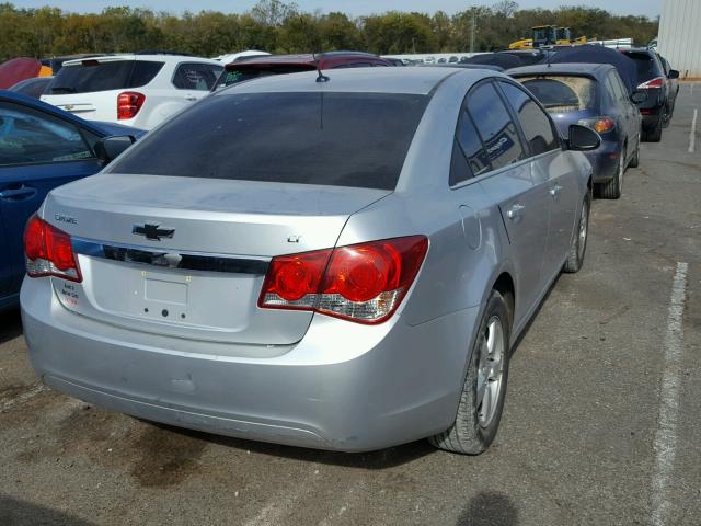 1G1PE5SC4C7328515 - 2012 CHEVROLET CRUZE LT SILVER photo 4