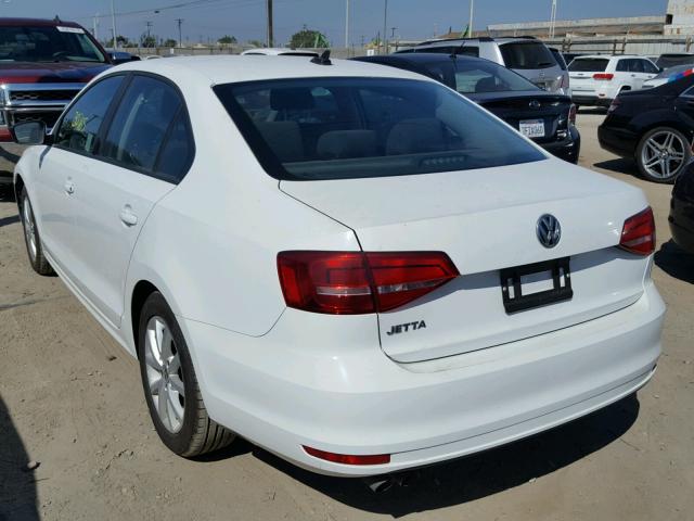 3VW2K7AJ3FM407221 - 2015 VOLKSWAGEN JETTA BASE 白色 照片 3