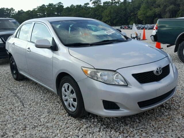 1NXBU4EE3AZ351452 - 2010 TOYOTA COROLLA SILVER photo 1