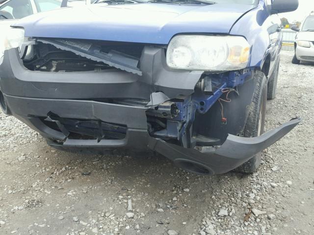 1FMYU02Z96KA54537 - 2006 FORD ESCAPE XLS BLUE photo 9