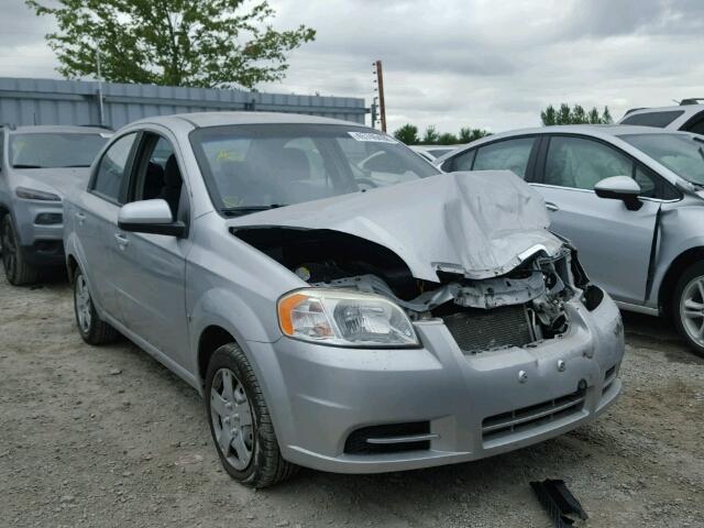 KL1TV55E29B348570 - 2009 CHEVROLET AVEO LS SILVER photo 1