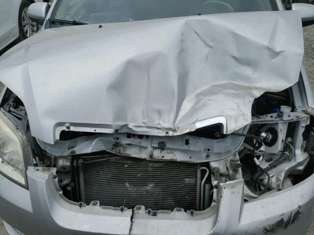 KL1TV55E29B348570 - 2009 CHEVROLET AVEO LS SILVER photo 7