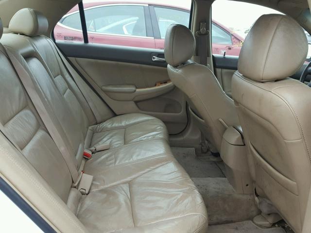 1HGCM66545A020827 - 2005 HONDA ACCORD EX WHITE photo 6