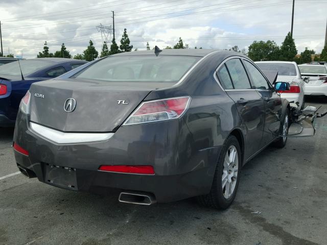 19UUA8F2XAA023143 - 2010 ACURA TL GRAY photo 4