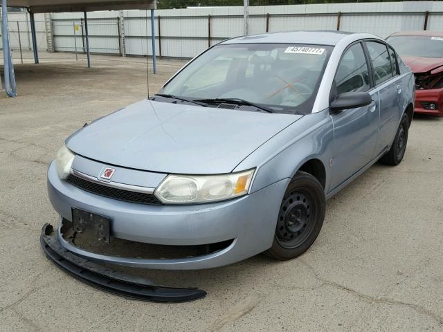 1G8AZ52F53Z100422 - 2003 SATURN ION LEVEL BLUE photo 2