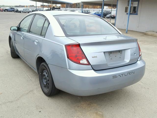1G8AZ52F53Z100422 - 2003 SATURN ION LEVEL BLUE photo 3