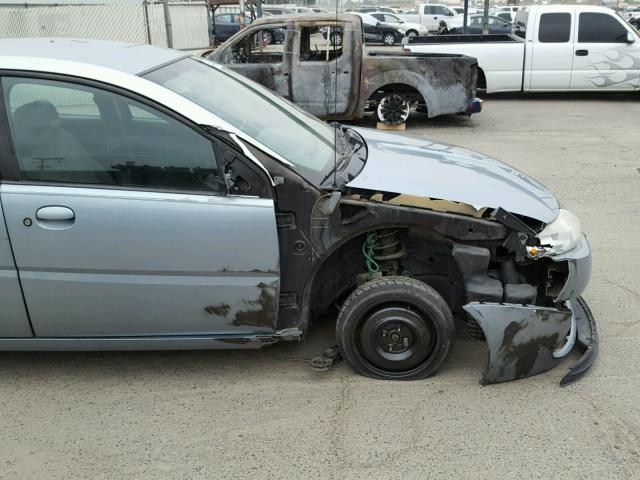 1G8AZ52F53Z100422 - 2003 SATURN ION LEVEL BLUE photo 9