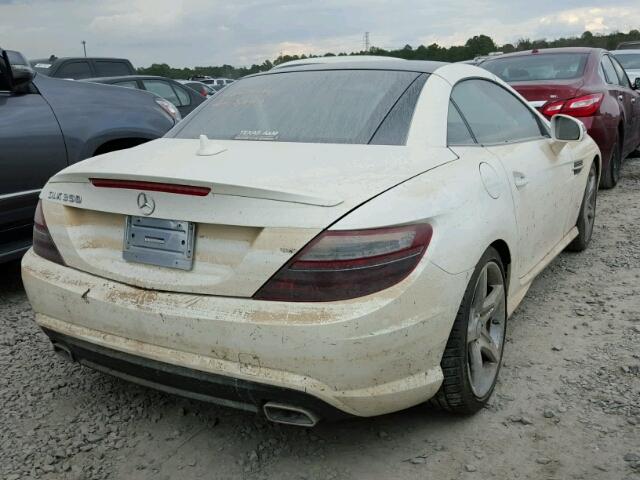 WDDPK5HA2EF088076 - 2014 MERCEDES-BENZ SLK 350 WHITE photo 4