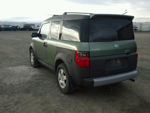 5J6YH28533L045647 - 2003 HONDA ELEMENT EX GREEN photo 3