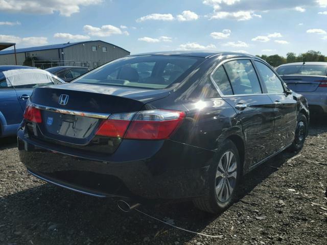 1HGCR2F30FA214846 - 2015 HONDA ACCORD LX BLACK photo 4