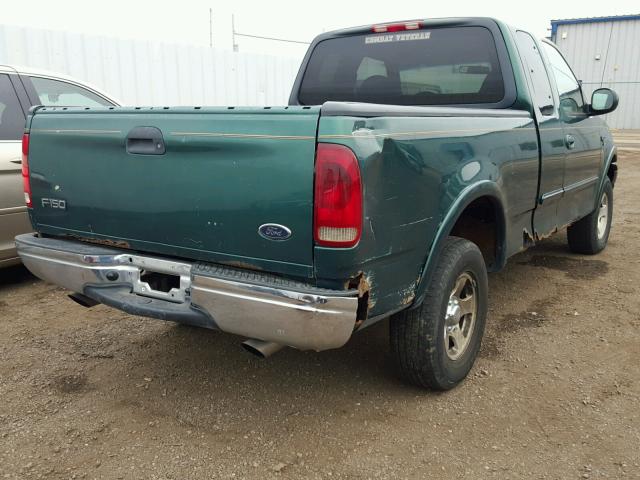 1FTRX18W7XKB17879 - 1999 FORD F150 GREEN photo 4