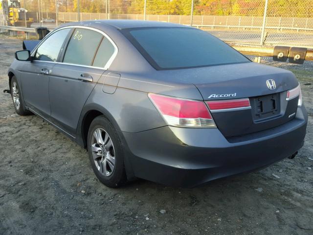 1HGCP2F61BA149189 - 2011 HONDA ACCORD SE GRAY photo 3