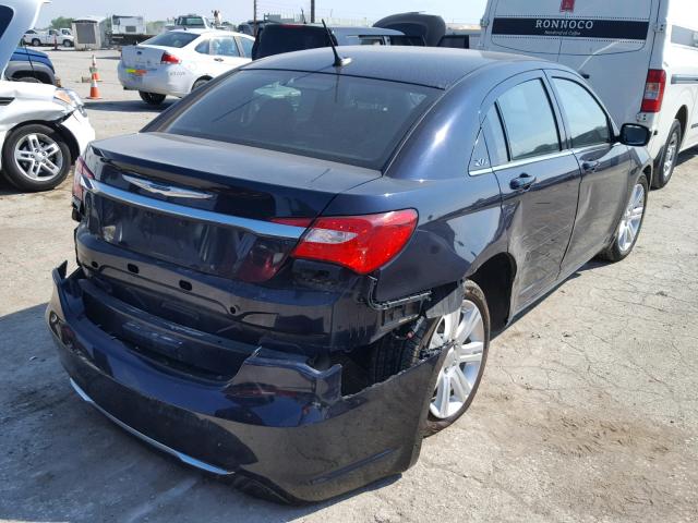 1C3CCBBG8CN304120 - 2012 CHRYSLER 200 TOURIN BLUE photo 4