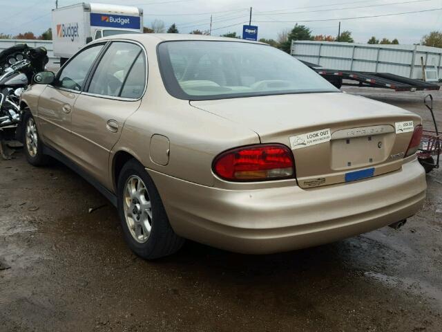 1G3WH52H81F164002 - 2001 OLDSMOBILE INTRIGUE G GOLD photo 3