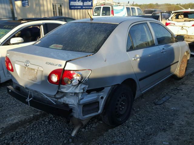 1NXBR32E56Z694724 - 2006 TOYOTA COROLLA CE SILVER photo 4