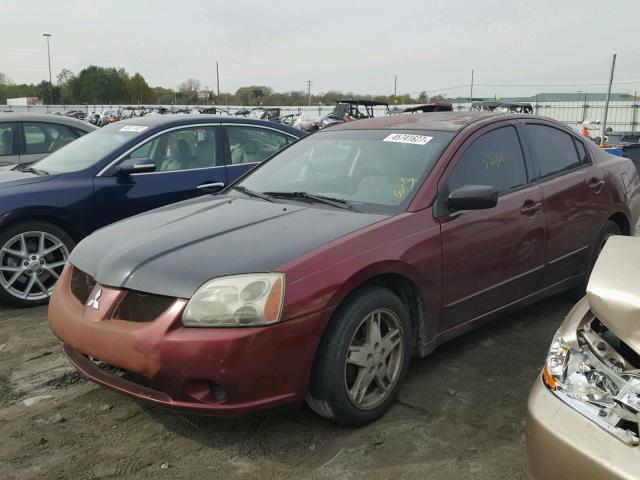 4A3AB36F66E007829 - 2006 MITSUBISHI GALANT ES MAROON photo 2