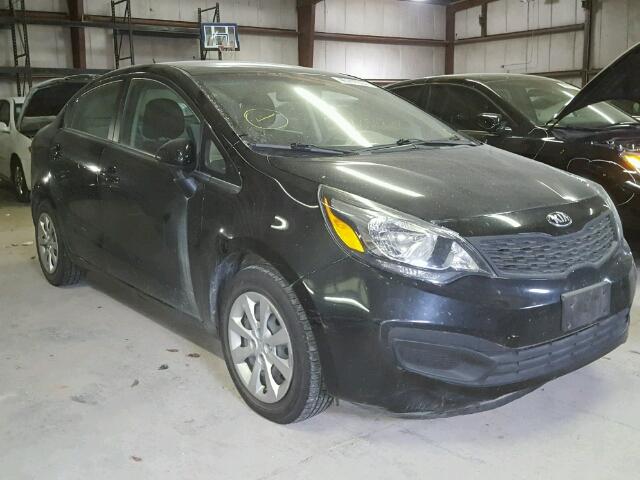 KNADM4A39D6159511 - 2013 KIA RIO LX BLACK photo 1