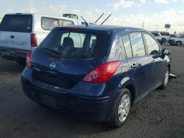 3N1BC1CPXCK244902 - 2012 NISSAN VERSA S BLUE photo 4