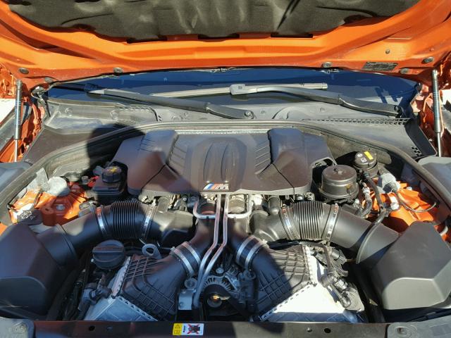 WBSLX9C52FD160802 - 2015 BMW M6 ORANGE photo 7