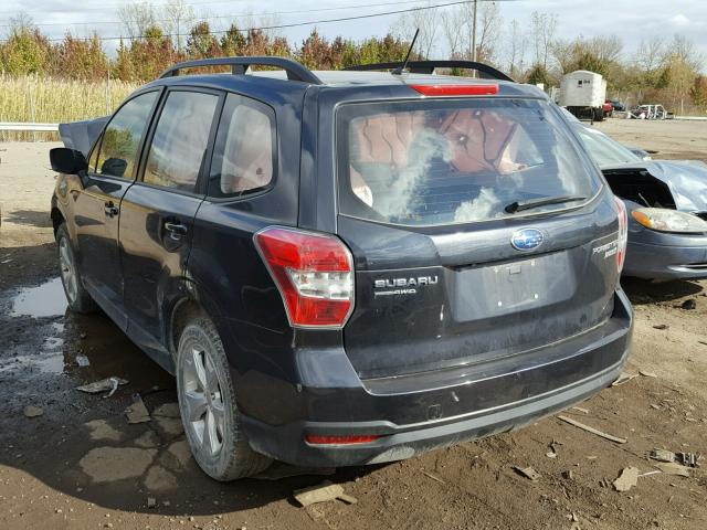 JF2SJABCXFH542723 - 2015 SUBARU FORESTER 2 GRAY photo 3