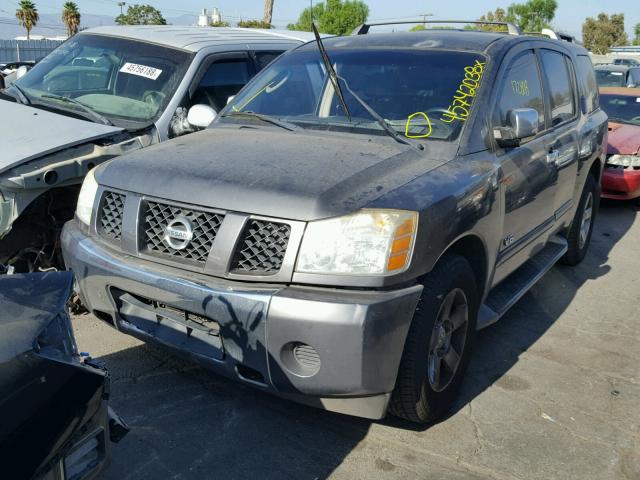 5N1AA08A25N706584 - 2005 NISSAN ARMADA SE GRAY photo 2