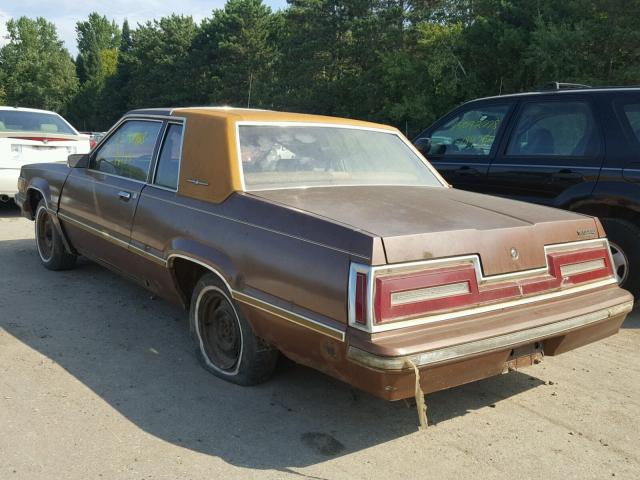 0H87F158265 - 1980 FORD THUNDERBIR BROWN photo 3