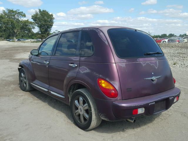 3C4FY58B73T593627 - 2003 CHRYSLER PT CRUISER PURPLE photo 3