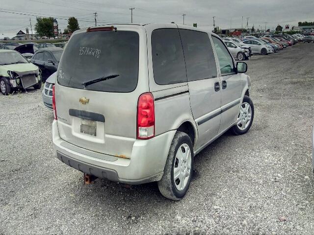 1GNDU231X7D141559 - 2007 CHEVROLET UPLANDER L 灰色 照片 4