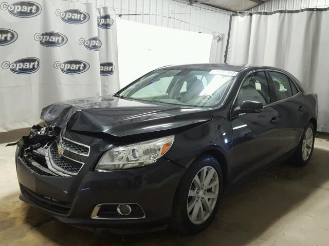 1G11E5SA7DF171123 - 2013 CHEVROLET MALIBU 2LT BLACK photo 2