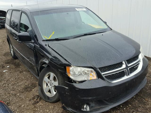 2C4RDGDG7CR165419 - 2012 DODGE GRAND CARA BLACK photo 1