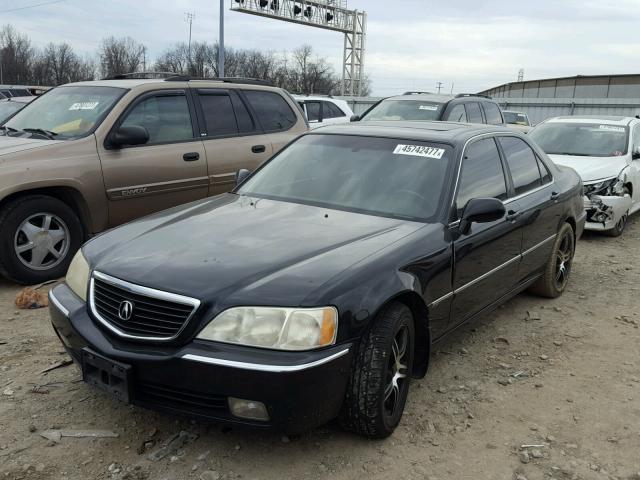 JH4KA96532C007151 - 2002 ACURA 3.5RL BLACK photo 2