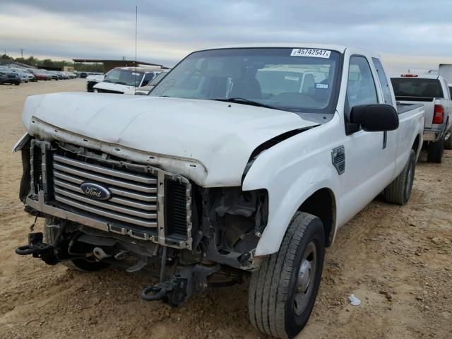 1FTSX20548EB31460 - 2008 FORD F250 SUPER WHITE photo 2