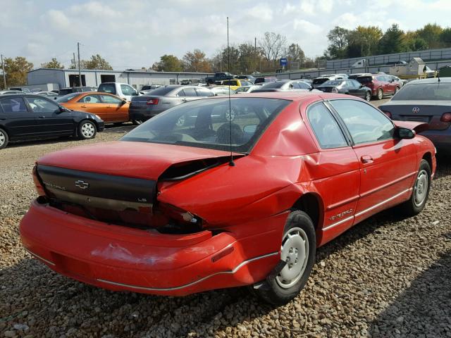 2G1WW12M8S9194132 - 1995 CHEVROLET MONTE CARL RED photo 4