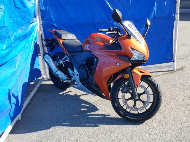 MLHPC4469F5200895 - 2015 HONDA CBR500 R ORANGE photo 1