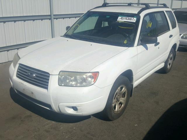 JF1SG63606H757827 - 2006 SUBARU FORESTER WHITE photo 2