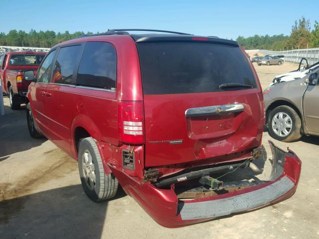 2A8HR54P58R648506 - 2008 CHRYSLER TOWN & COU RED photo 3