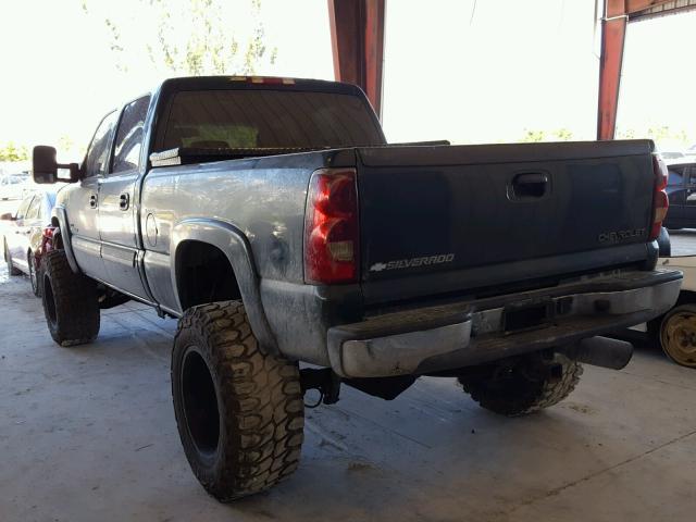 1GCHK23113F256940 - 2003 CHEVROLET SILVERADO BLACK photo 3