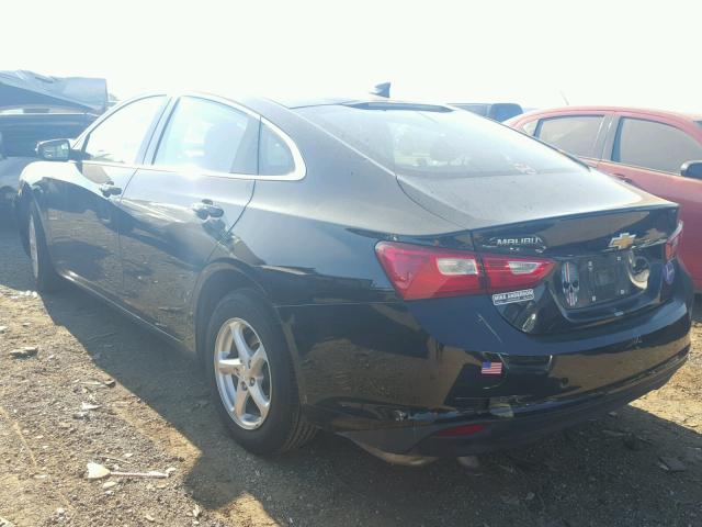 1G1ZB5ST4HF275233 - 2017 CHEVROLET MALIBU LS შავი ფოტო 3