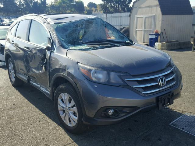 2HKRM4H78DH681764 - 2013 HONDA CR-V EXL CHARCOAL photo 1