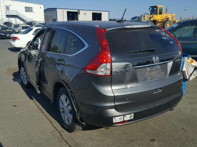 2HKRM4H78DH681764 - 2013 HONDA CR-V EXL CHARCOAL photo 3