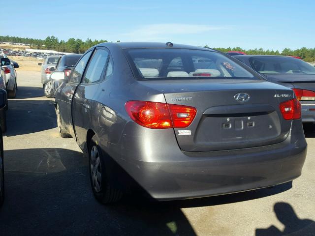 KMHDU46DX8U555030 - 2008 HYUNDAI ELANTRA GL GRAY photo 3